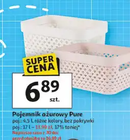 Auchan Pojemnik ażurowy pure 17 l oferta