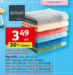 Auchan Ręcznik 70 x 140 cm Actuel oferta