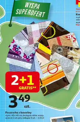 Auchan Poszewka bawełna 40 x cm oferta