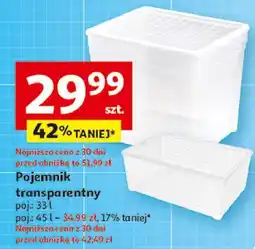 Auchan Pojemnik do przechowywania 45 l oferta