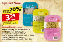 Auchan Kiełki fasoli mung Auchan Różnorodne (Logo Czerwone) oferta