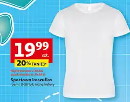Auchan Koszulka sportowa rozm. 8-16 lat oferta