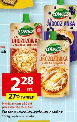 Auchan Deser jagodzianka Łowicz oferta