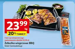 Auchan Żeberka wieprzowe z sosem barbeque Morliny oferta