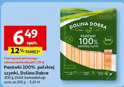 Auchan Parówki 100 % z szynki Dolina Dobra oferta