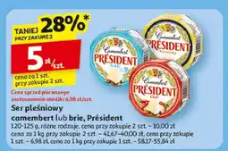 Auchan Ser brie naturalny President oferta