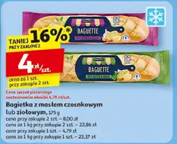 Auchan Bagietka z ziołami Bakerville oferta