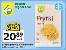 Auchan Frytki karbowane Podniesiony Kciuk oferta