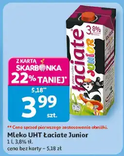 Auchan Mleko junior 3.8% Łaciate oferta