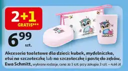 Auchan Etui na szczoteczkę i pastę do zębów dla dzieci Ewa Schmitt oferta
