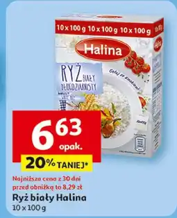 Auchan Ryż biały długoziarnisty Halina oferta