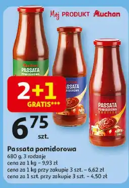 Auchan Passata pomidorowa rustica Auchan Różnorodne (Logo Czerwone) oferta