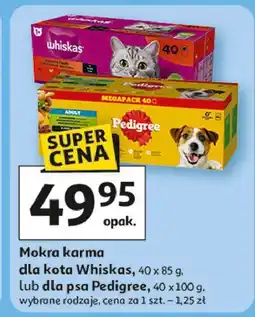 Auchan Wybór smaków w galarecie Pedigree oferta