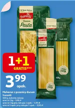 Auchan Makaron rurki Sorenti oferta