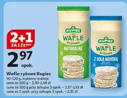 Auchan Wafle ryżowe z solą morską Kupiec oferta