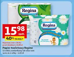 Auchan Papier toaletowy aloe vera Regina oferta