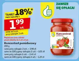 Auchan Koncentrat pomidorowy 30% Podniesiony Kciuk oferta