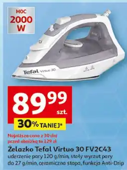 Auchan Żelazko virtuo 30 fv2c43 Tefal oferta