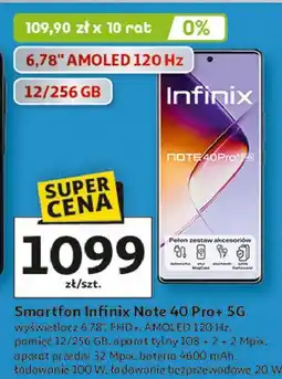 Auchan Smartfon note 40 pro Infinix oferta