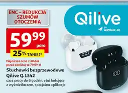 Auchan Słuchawki q.1342 czarne Qilive oferta