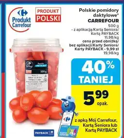 Carrefour Pomidory daktylowe Carrefour Targ Świeżości oferta