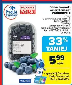 Carrefour Borówki amerykańskie Carrefour Targ Świeżości oferta