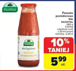 Carrefour Passata pomidorowa Ekowital oferta