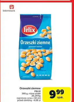 Carrefour Orzeszki ziemne smażone i solone Felix oferta