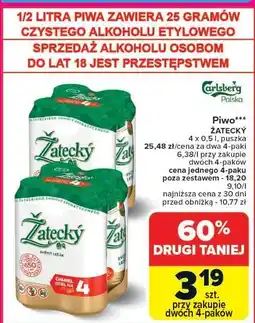 Carrefour Piwo Zatecky Svetly Lezak oferta
