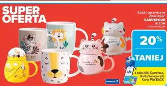 Carrefour Kubek 340 ml zwierzak Altom oferta
