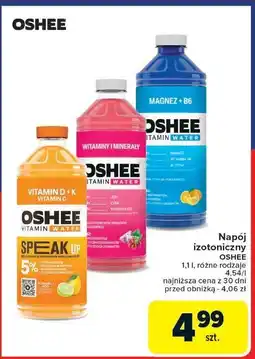 Carrefour Napój witaminy i minerały Oshee Vitamin Water oferta