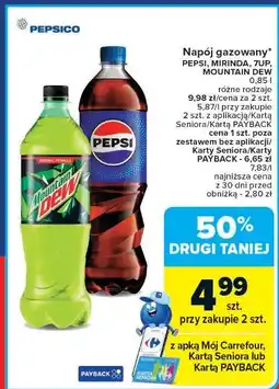 Carrefour Napój orange Mirinda oferta