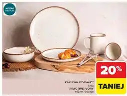 Carrefour Talerz reactive ivowy Altom Design oferta