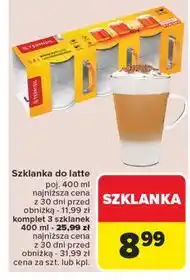 Carrefour Szklanka do latte 400 ml Termisil oferta