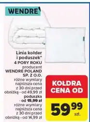 Carrefour Poduszka antyalergiczna 4 pory roku 70 x 80 cm Wendre oferta