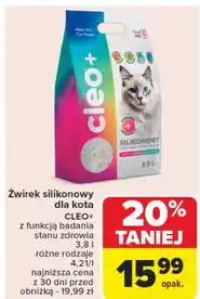 Carrefour Żwirek silikonowy dla kota Cleo oferta