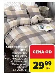 Carrefour Komplet poscieli 160 x 200 cm + 2 70 80 Impex oferta