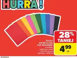 Carrefour Zeszyt a5 96 k oferta
