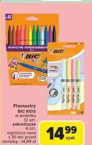 Carrefour Zakreślacze Bic Highlighter Flex oferta