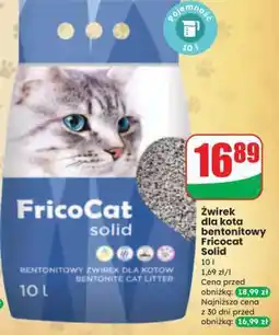 Dino Żwirek dla kota bentonitowy Fricocat Solid oferta