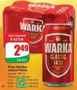 Dino Piwo Warka Jasne Pełne oferta