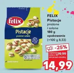 Kaufland FELIX Pistacje prażone i solone oferta