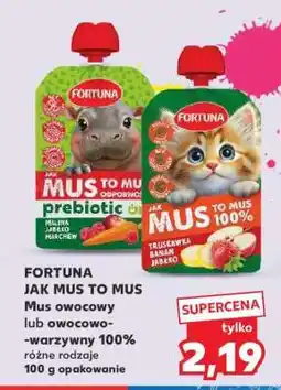 Kaufland FORTUNA JAK MUS TO MUS oferta
