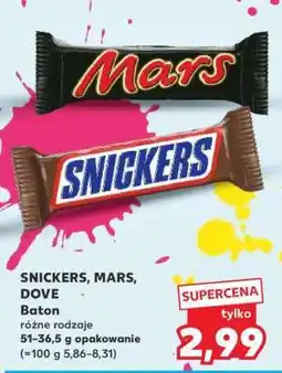 Kaufland SNICKERS, MARS, DOVE oferta