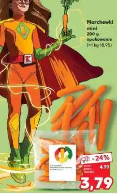 Kaufland Marchewki mini 200 g opakowanie oferta