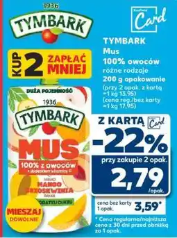 Kaufland TYMBARK Mus oferta