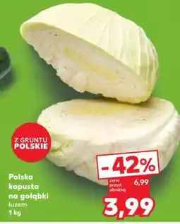 Kaufland Polska kapusta na gołąbki luzem 1 kg oferta