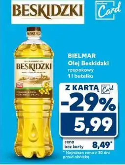 Kaufland BIELMAR Olej Beskidzki rzepakowy 1 l butelka oferta