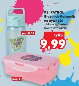 Kaufland PSI PATROL Bidon lub Pojemnik na żywność oferta