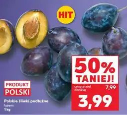 Kaufland Polskie śliwki podłużne luzem 1 kg oferta